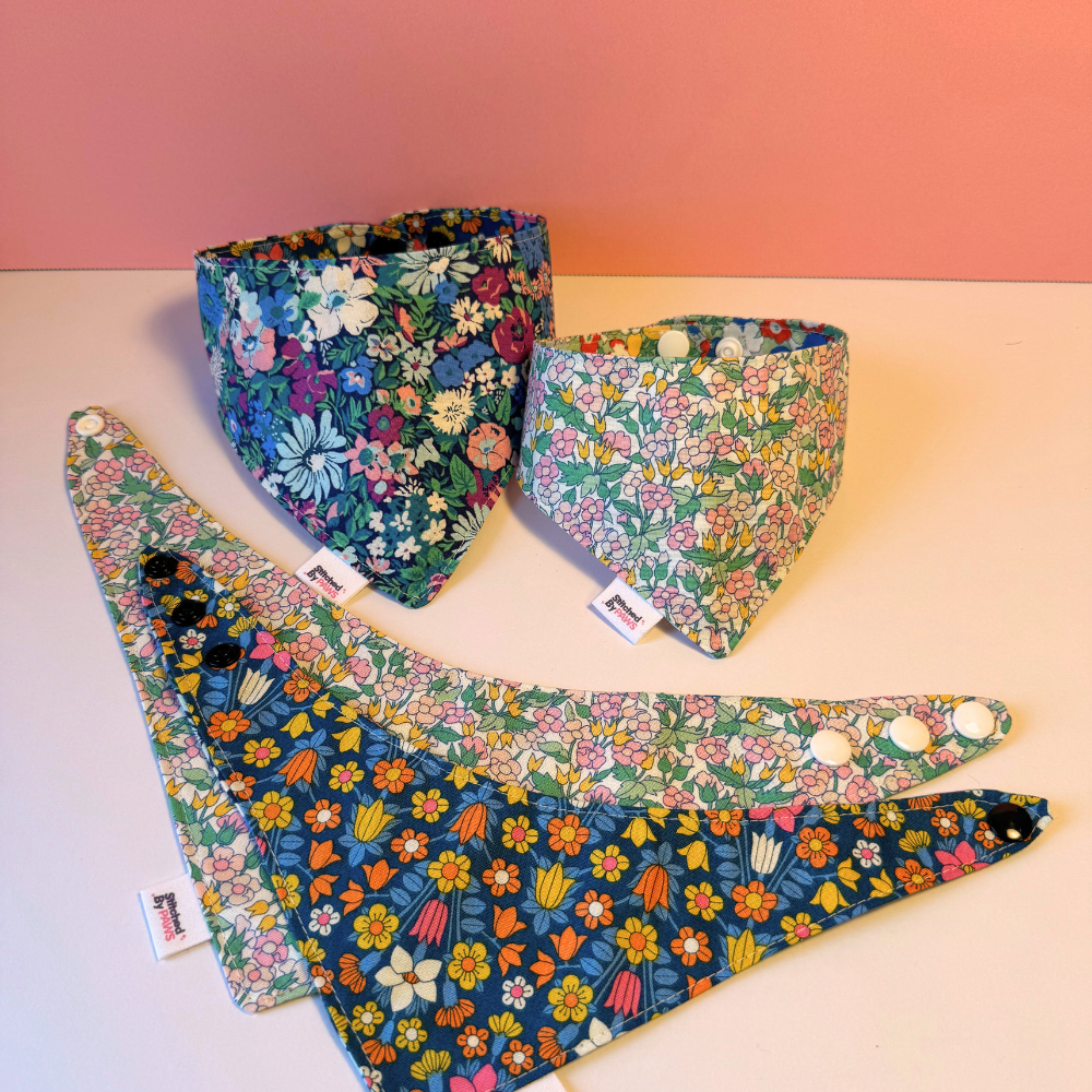 Snap & Scamper Pet Bandanas - Daydream Garden